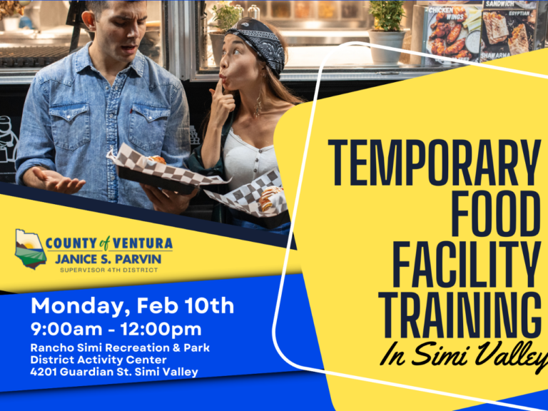 Temporary Food Facility Training Comes to Simi Valley