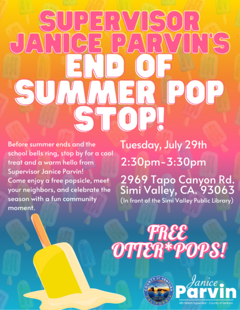 SV End Of Summer Pop Stop Flyer